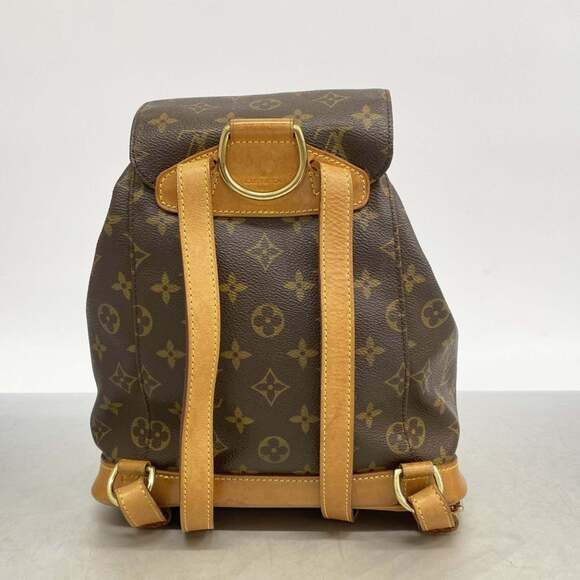 LOUIS VUITTON Authentic Brown Monogram Backpack  display picture 3